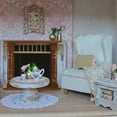 thumbnail image 3 of Shisuyan Petite Maison Cheminée Miniature Cheminée Modèle Marron 1ensemble, 3 of 9