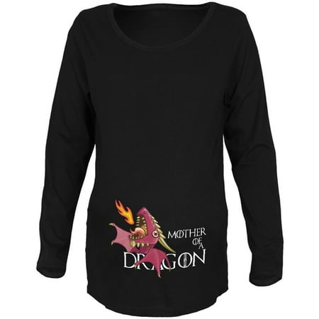 

Mother of a Dragon Cute Pink Fire Maternity Soft Long Sleeve T Shirt