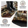 Cabin Styel Rug Rustic Cabin Washable Area Rugs for Living Room Bedroom, Large Non Slip ...