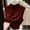 Wine, variant on Women's Knit Versatile Neck Sleeveless Top Autumn Winter Casual Layering Tank Half Shirt Womens Half Shirt Colla Detachable Half Blouse Detachable Colla Shirts Women plus Size Turtleneck Shirt under