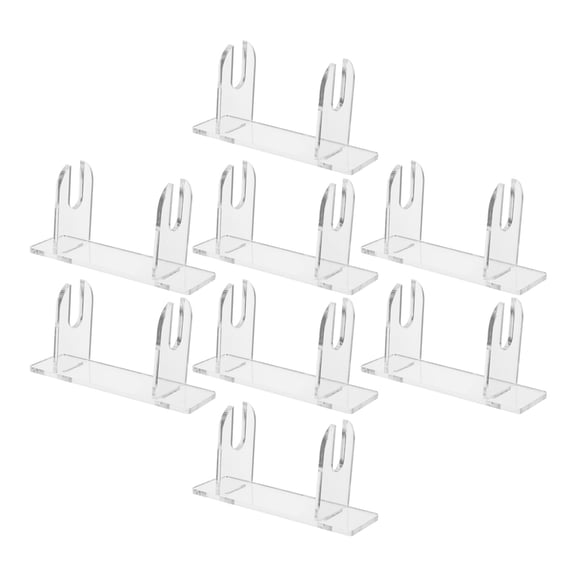 LOLIPPYY Clear Acrylic Fan Display Holders Risers Stand for Desktop, Shop Window, Retail Display