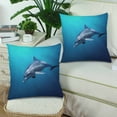 thumbnail image 2 of MKHERT Beautiful Dolphin Throw Pillowcase Pillow Cover Cushion Couver 18x18 inch, Set of 2, 2 of 2