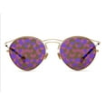 thumbnail image 2 of Dior Pink Violet Marqueterie Pattern Round Ladies Sunglasses DIORORIGINS1 06J/0Z 53, 2 of 3