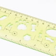 thumbnail image 4 of Uxcell 3pcs Unbreakable Flexible Rulers 20cm/8" Double Scale Shatterproof Folding Plastic Ruler, Light Green, 4 of 6