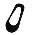 thumbnail image 2 of Fengqque No Show Socks for women Non Slip Low Cut Thin Silky Dress Footies Liner Invisible Socks Flats Loafers Sneakers Black Free Size, 2 of 5