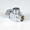 thumbnail image 1 of Brazo de ducha de latón shaofei con desviador de 3 vías en T para conector estándar de manguera, 1 of 5