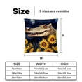 thumbnail image 5 of Crocodile Patterns - Set of 2, Available in 16x16, 18x18, and 20x20 Inches for Various Occasions, Sofa, Bed, Chair - Includes Pillow Inserts, Cushion Covers, Decorative Pillows, 5 of 6