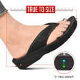 thumbnail image 3 of Aerothotic  Strait Women's Orthotic Thong Sandals 6 - Medium - Black, 3 of 9