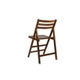 thumbnail image 3 of Linon Shane Folding Wood Dining or Side Chair, Set of 2, Walnut, 3 of 13