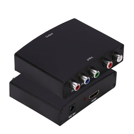 - HDE Component to HDMI Adapter YPbPr Component RGB and Audio to HDMI 1.3 HDCP Converter for HDTV Game Consoles DVD Blu-Ray Audio and Video
