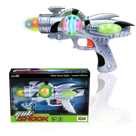Liberty Imports Galactic Space Infinity Blaster Pistol Toy Gun for Kids with Flashing Lights and Blasting FX Sounds