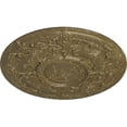 thumbnail image 3 of 28 1/8"OD x 1 3/4"P Oslo Ceiling Medallion (Fits Canopies up to 10 1/2"), Hand-Painted Mississippi Mud Crackle, 3 of 6