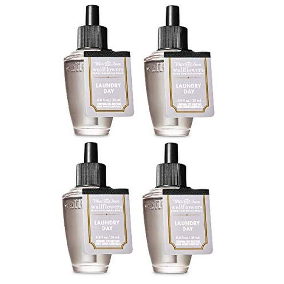 Fragrance Refill Bath & Body Works Laundry Day, 24 ml, paquete de 4