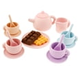 thumbnail image 2 of JOYIN 35-Piece Unicorn Tea Party Set For Girls - Pretend Play Kitchen Toy With Carrying Case 2 of 10
