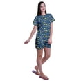 thumbnail image 3 of Moomaya T-Shirts pour Femmes Manches Courtes Coton Doux Pyjama pour Femmes Robe de Nuit Décontractée, 3 of 6