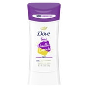 Dove Teens Women's Deodorant Stick Vanilla Cupcake Aluminum Free, 2.6 oz