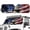 American Flag Eagle, variant on Garronmavis American Flag Hunting Forest Deer Windshield Sun Shade for Jeep,Windshield Sunshade for Wrangler TJ JK JL1997-2024 Easy Installation Foldable Automotive Interior Accessories