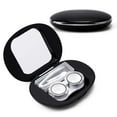 thumbnail image 1 of Contact Lens Box Crown Cute Contact Lens Travel Case Contact Lens Case Container Holder Storage Box Portable Contact Lens Travel Kits Cute Mini (Black), 1 of 7