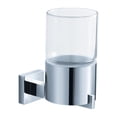 thumbnail image 2 of Fresca Glorioso Wall Mounted Heavy Duty Brass Tumbler Holder in Chrome, 2 of 2