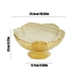 thumbnail image 3 of Draining Fruit Basket - Plastic Serving Tray with Raised Edges - Multi-Functional Kitchen Organizer for Fresh Produce and Snacks, 3 of 7