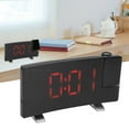 thumbnail image 4 of Reloj despertador de proyección digital, reloj despertador de proyección de radio Reloj despertador de proyección electrónica Reloj despertador de proyección Rendimiento finamente sintonizado Jadeshay A, 4 of 8