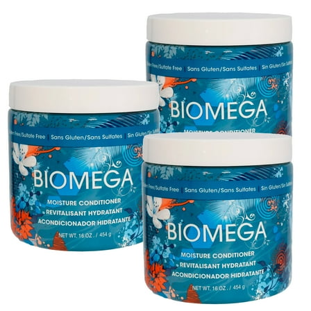 Aquage Biomega Moisture Conditioner 16 oz - Pack of 3