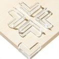 thumbnail image 4 of 8 Piezas Almohadilla de PVC Transparente con Ángulo Anticolisión Protector de Esquinas de Seguridad para Niños Protector una Prueba de Colisiones para Bebés Esquina de Mesa, 4 of 5