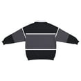 thumbnail image 4 of Dwelliawo Mens Polo Shirts Long Sleeve Workout Color Block Waffle Shirt with Collar Heavyweight Casual Tops Comfort Quarter Button Henley Shirts Dark Gray L, 4 of 5