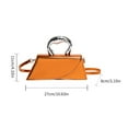 thumbnail image 3 of Solid Color Messengers Bag for Women Shoulder Bag PU Crossbody Bag, 3 of 20