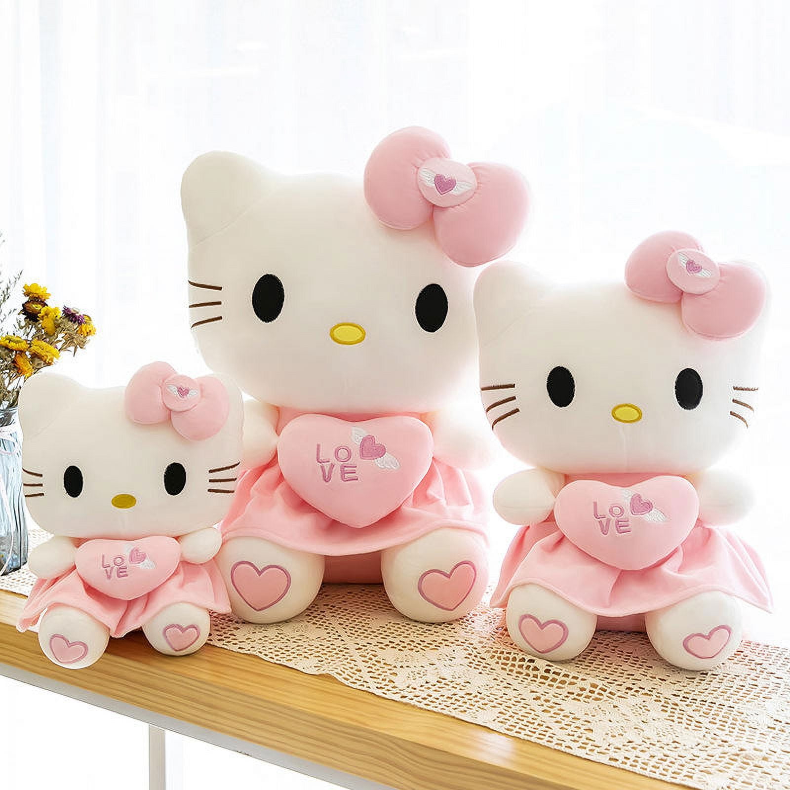 Hello Kitty Cat Pink 25cm, Pillows, Home Decoration, Cartoon Plush