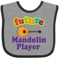 thumbnail image 3 of Inktastic Future Mandolin Player Music Boys or Girls Baby Bib, 3 of 4