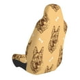 thumbnail image 2 of Honeii German Shepherd Dog Print Car Seat Cover,Car Interior Covers,Universal Fit Seat Protector, Compatible with Most Cars, SUVs, Trucks, and Vans, 2 of 5