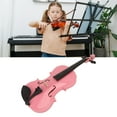 thumbnail image 1 of 4/4 Acoustic Violin Kit, Stringed Musical Instrument Violin Starter Set with Case Bow Shoulder Rest Tuner Fingerboard Sticker Accessories for Beginner Adult Boys Girls, 1 of 7