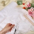thumbnail image 3 of 1 pc Polyester Fabric DIY Crafts Supplies White 1540x0.1mm 5m/pc, 3 of 8