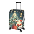 thumbnail image 2 of HELLHERO Christmas Tree Decorations Luggage Protector Anti Dust Bottom Zipper Polyester Spandex Travel Baggage Cover for Business Trip Airport, 2 of 7