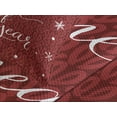 thumbnail image 4 of Ambesonne Saying Quilted Bedspread Set 2 Pcs, Christmas and Snowflakes, Twin Size, Red and White, 4 of 5