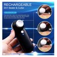 thumbnail image 4 of 2pcs Mini Bag Sealer Handheld Heat 2 In 1 Heat Seal Quick Resealing Portable Bag Resealer For Plastic Bags Food Storage Bag Sealer Heat Seal Sealer ,Easy to Use, 4 of 5