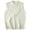 White, variant on uikmnh Vests for Men Knitted Sleeveless Pullover Sweater Vest Warm Autumn Winter Layering Business Casual Wear Size:L