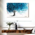 thumbnail image 3 of Elephant Stock Wild Ocean Tree Wall Art - Horizontal Canvas Wall Art - Living Room Wall Decor - Floral And Botanical Canvas - Blue And White Decor By Ashvin Harrison - 39" x 26", 3 of 8