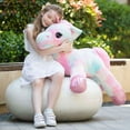 thumbnail image 4 of MorisMos Giant Unicorn Stuffed Animal 43'' Soft Unicorn Plush Toy, 4 of 9