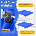 thumbnail image 2 of 6 Pack 10 Ft Double Tubes Pool Water Bags - Heavy Duty PVC Pool Cover Weights for Inground Pools, Blue, 2 of 6