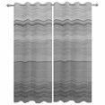 thumbnail image 2 of Outdoor Curtains for Patio Waterproof, Grey Ombre Wooden Windproof Pravicy Outside Porch Blackout Curtain, Farmhouse Retro Gray Wood Gradient Sun Blocking Curtains for Cabana 2 Panels 54"x108", 2 of 9