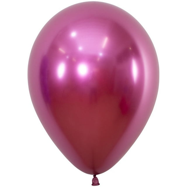Fuchsia Party Supplies - 50 Durable, Biodegradable Round Reflex Balloons - Vibrant Colors for Unisex Birthdays - Perfect for Festive Celebrations & Easy Party Planning!