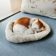 thumbnail image 3 of Dpityserensio Realistic Sleeping Breathing Furry Dog With Mat Animals Decor, 3 of 3