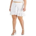 thumbnail image 2 of MSRP $60 Bar III Women Trendy Plus Ruffle Eyelet Mini Skirt White Size 4X, 2 of 2