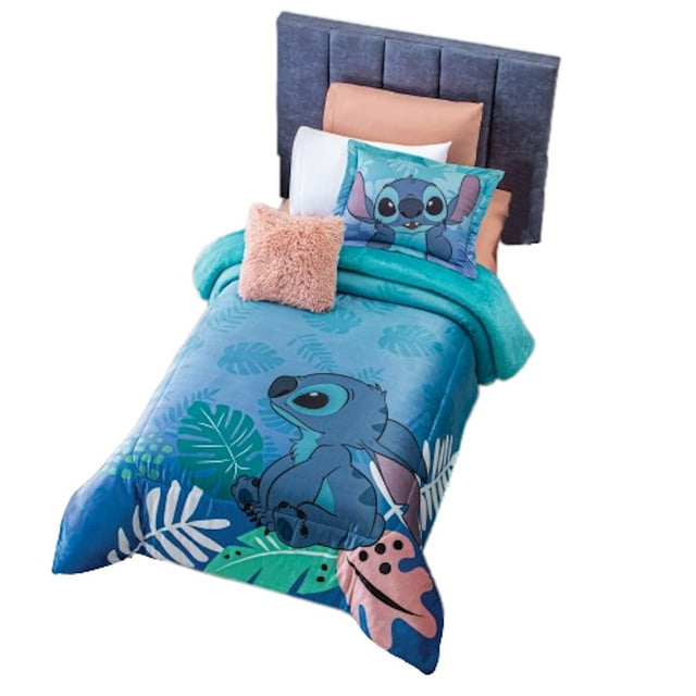 Cobertor Pachicalientito Stitch Aloha Individual Concord Colchas Concord Stich