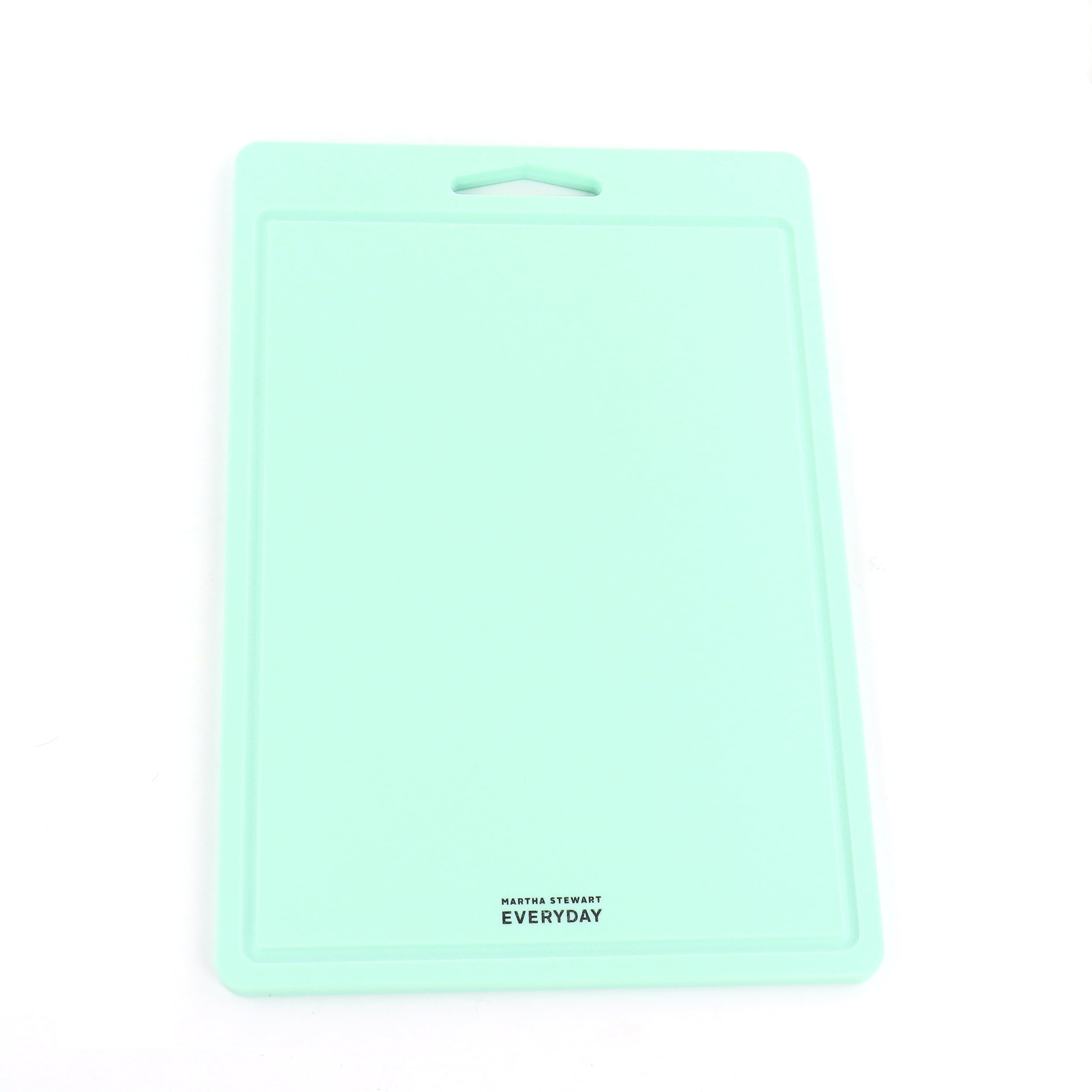 Martha Stewart Plastic Cutting Board 18x13 Inch Blue Reversible