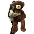 thumbnail image 1 of Giant 5 Foot Teddy Bear 60 Inch Soft Brown Oversized Big Plush Teddybear, 1 of 10