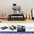 thumbnail image 4 of SLUMLOVE K Cup Holder Organizer, 2-Tier Universal Drawer Organizer for  63/80 Capsules with Sliding Drawers & 2 Accessory Baskets, Coffee Station Organizer for Kitchen, Office, Coffee Bar, 4 of 8