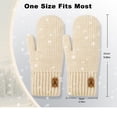 thumbnail image 2 of Manoplas de invierno YUHAN PRETTY Warm, de punto polar, de lana, para mujer, 2 of 6